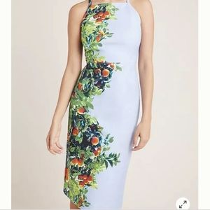 NWT Anthropologie Sky Blue MIDI dress
